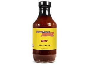 hot bbq sauce bottle from Brothers BBQ Colorado
