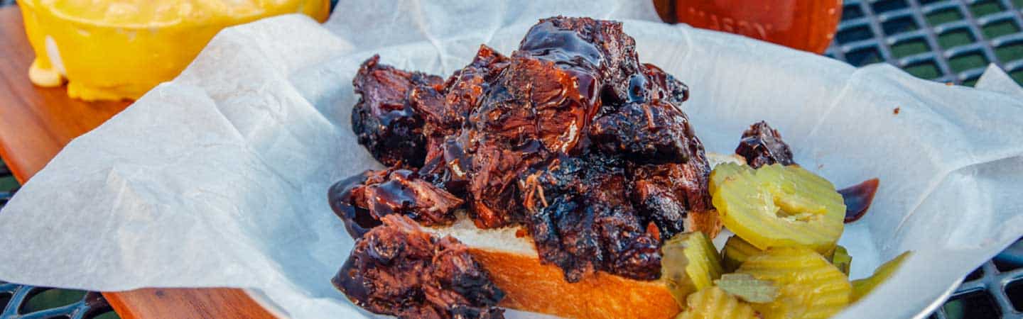 burnt ends and pickles are popular with fans of Brothers BBQ Colorado