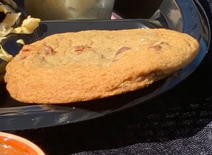 close up of chocolate chip cookie Brothers BBQ Colorado